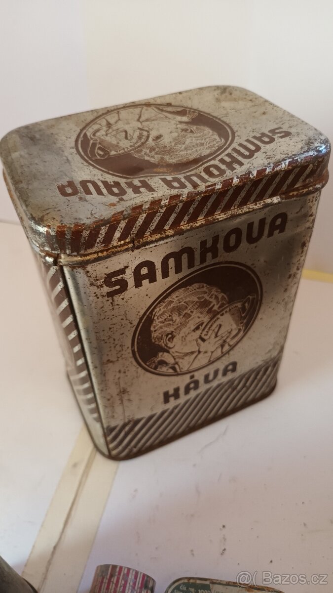 Konvolut starých plechovek + krabička Dr. Oetker - 6