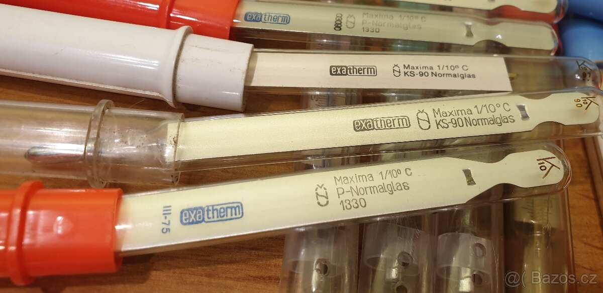RTUŤOVÉ TEPLOMĚRY LÉKAŘSKÉ EXATHERM RETRO - 6