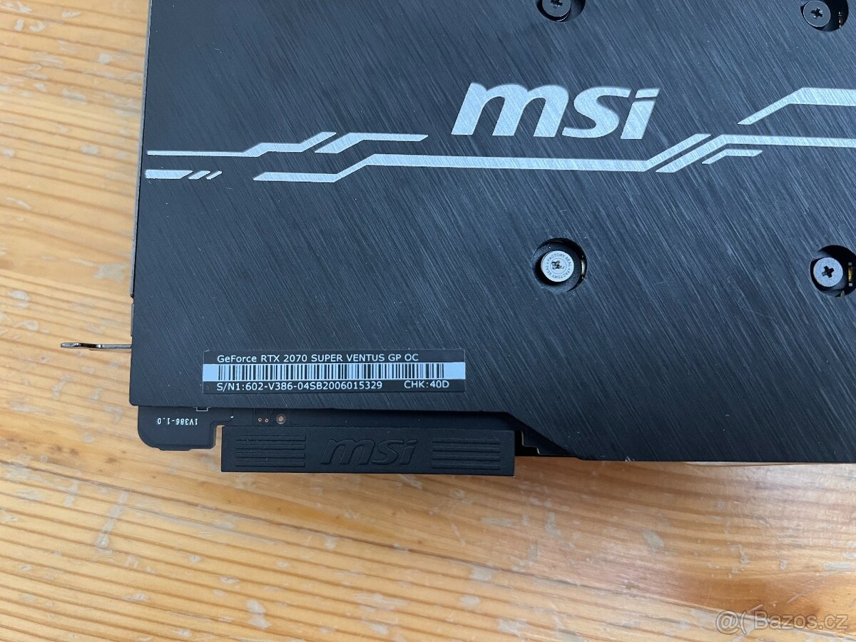 MSI GeForce RTX 2070 SUPER VENTUS GP OC Funkční,Záruka - 6