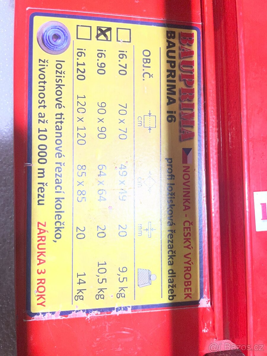 Řezačka o obklady a dlažbu 90cm - 6