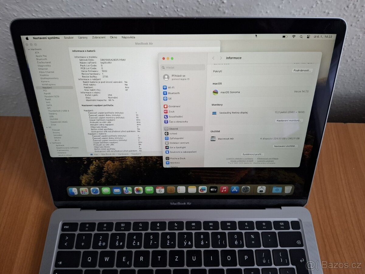 Macbook Air 13" M1 8 GB RAM | 256 SSD - 6