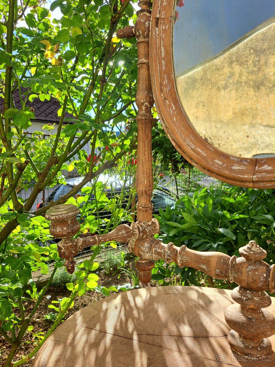 Toaletka stara starozitna se svicny - 6