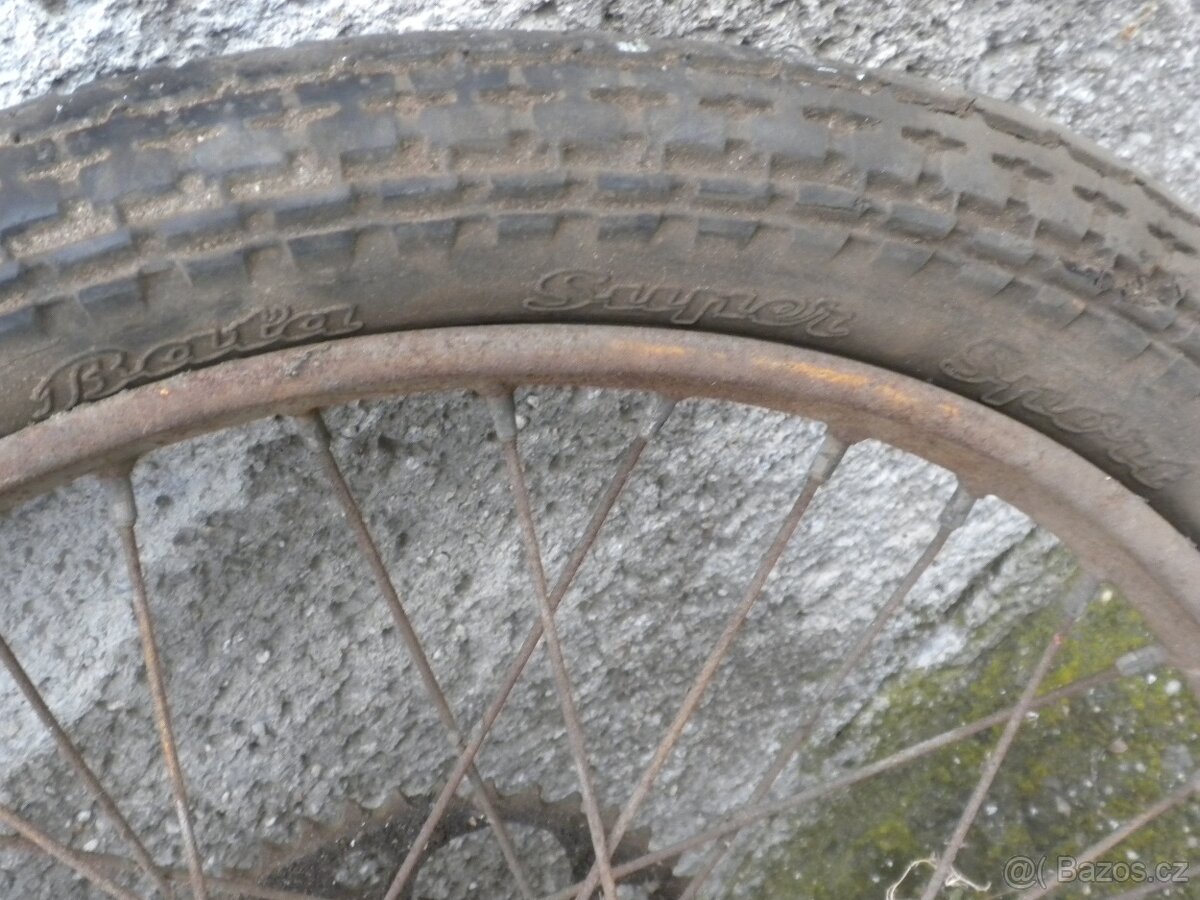 JAWA Robot zadní kolo kompletní zachovalé,možná i výměna - 6