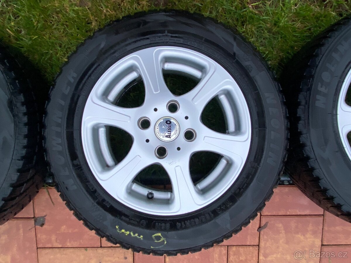 4 ks Alu kola + zimní pneu - 6
