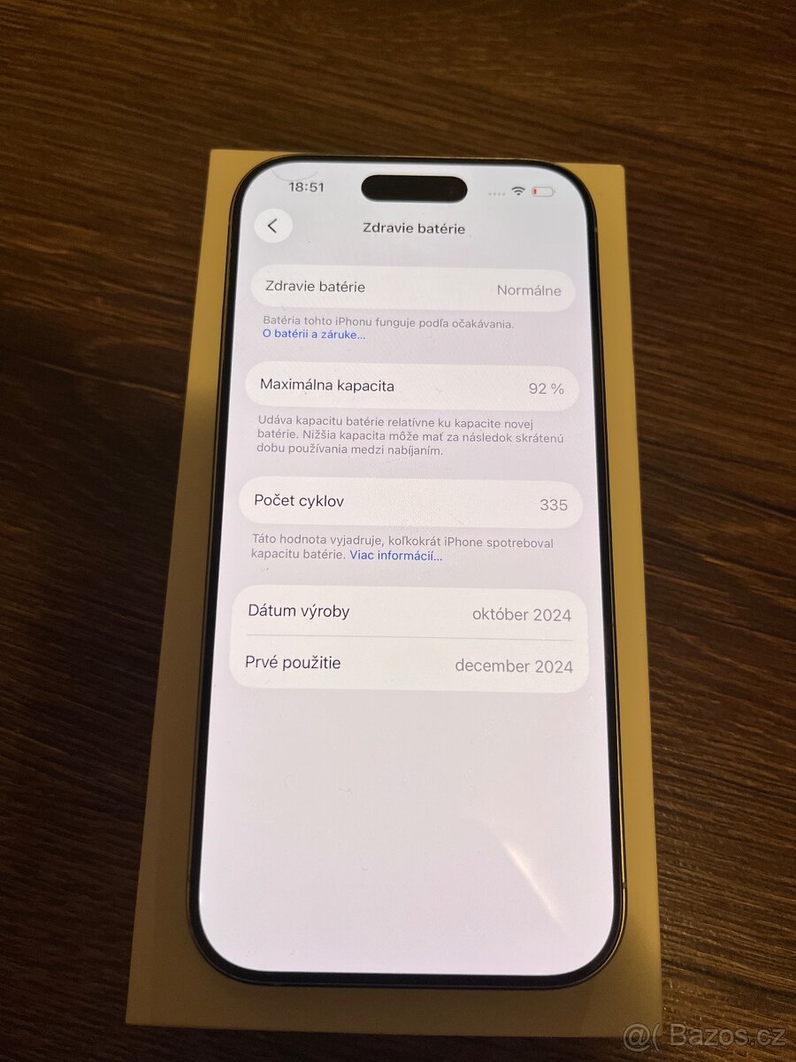 apple iphone 15 PRO 128gb White Bateria 92 - 6