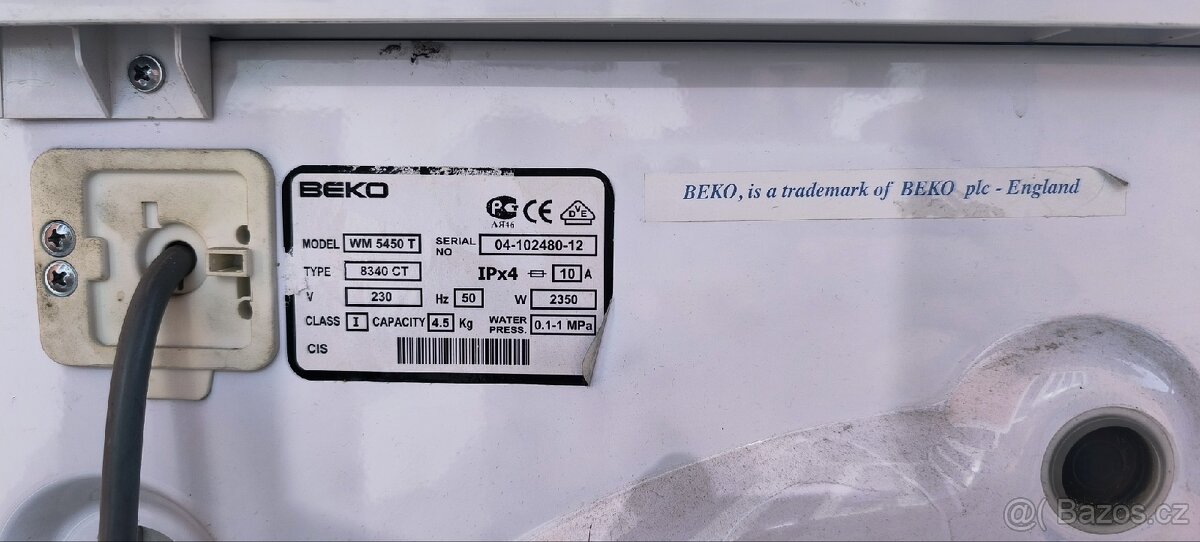 Pračka Beko WM 5450 T - 6