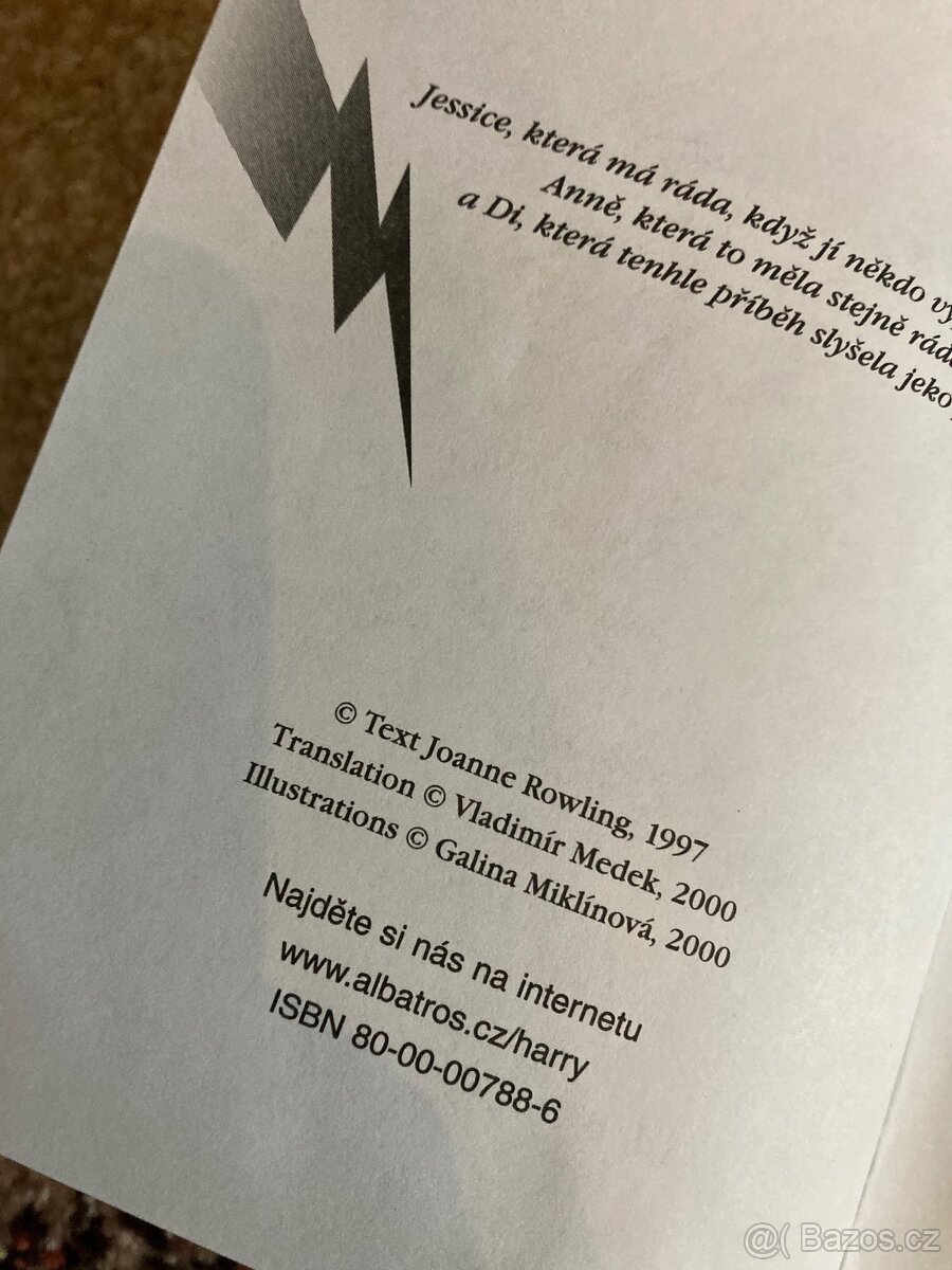 Harry Potter - 1. vydání - 6