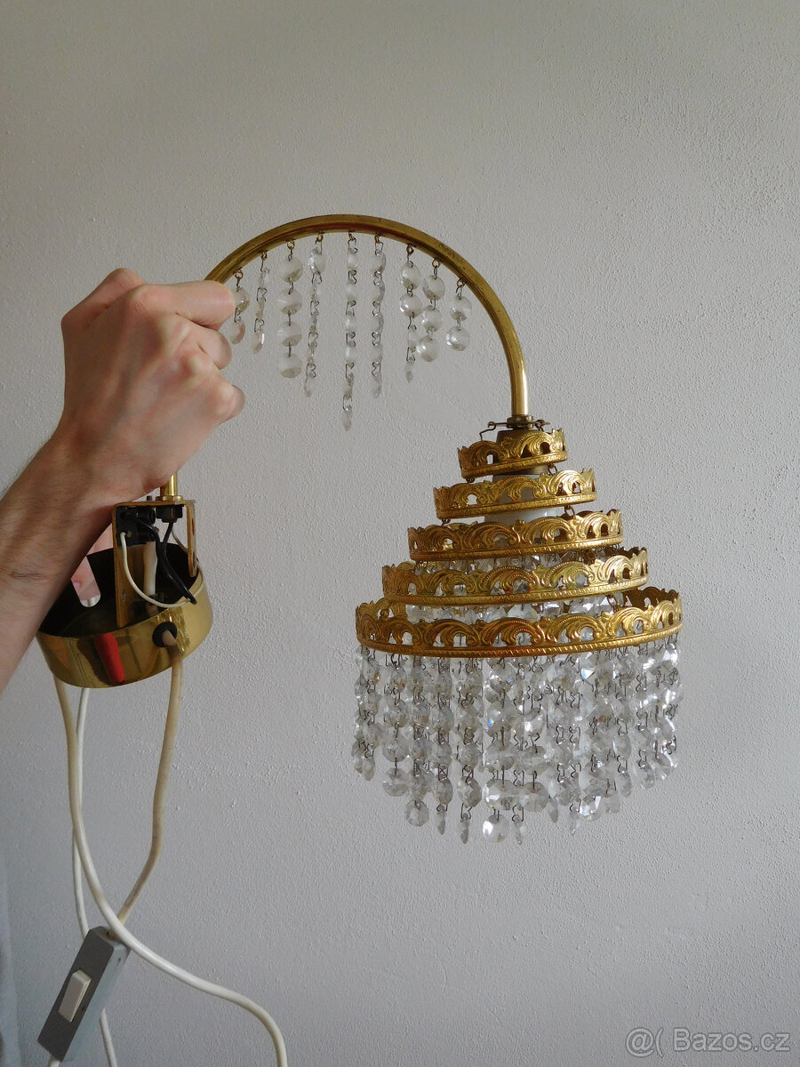 Křišťálový lustr - pětiramenný - 6