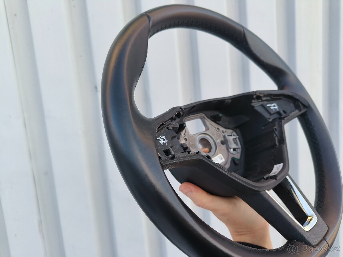 Originální kožený volant TOP STAV Škoda Octavia 3 Superb 3 - 6