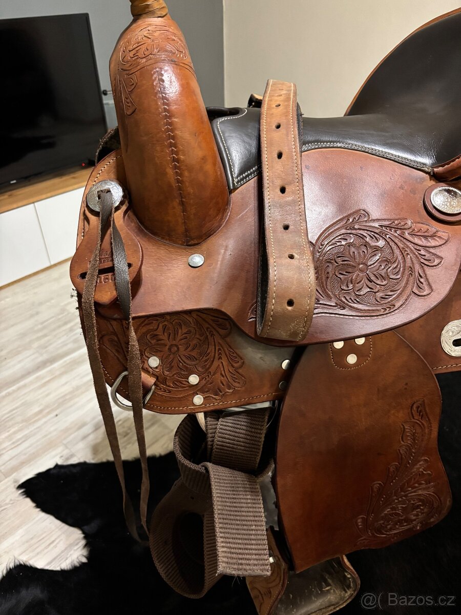 Westernové sedlo bezkostrové - 6