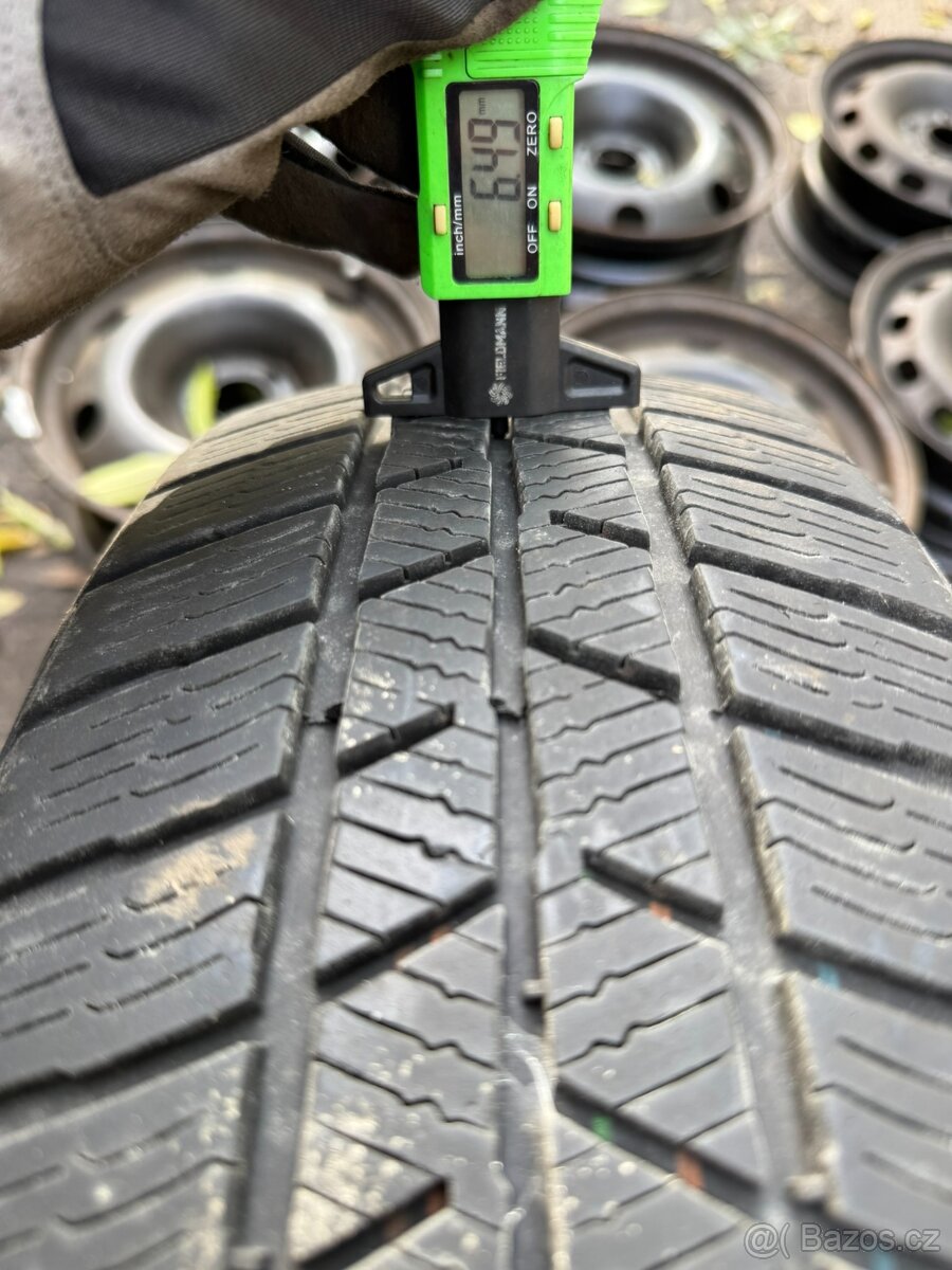 908. 4x zimní barum 185/60 r15 ( cca 6,5 - 7 mm) - 6