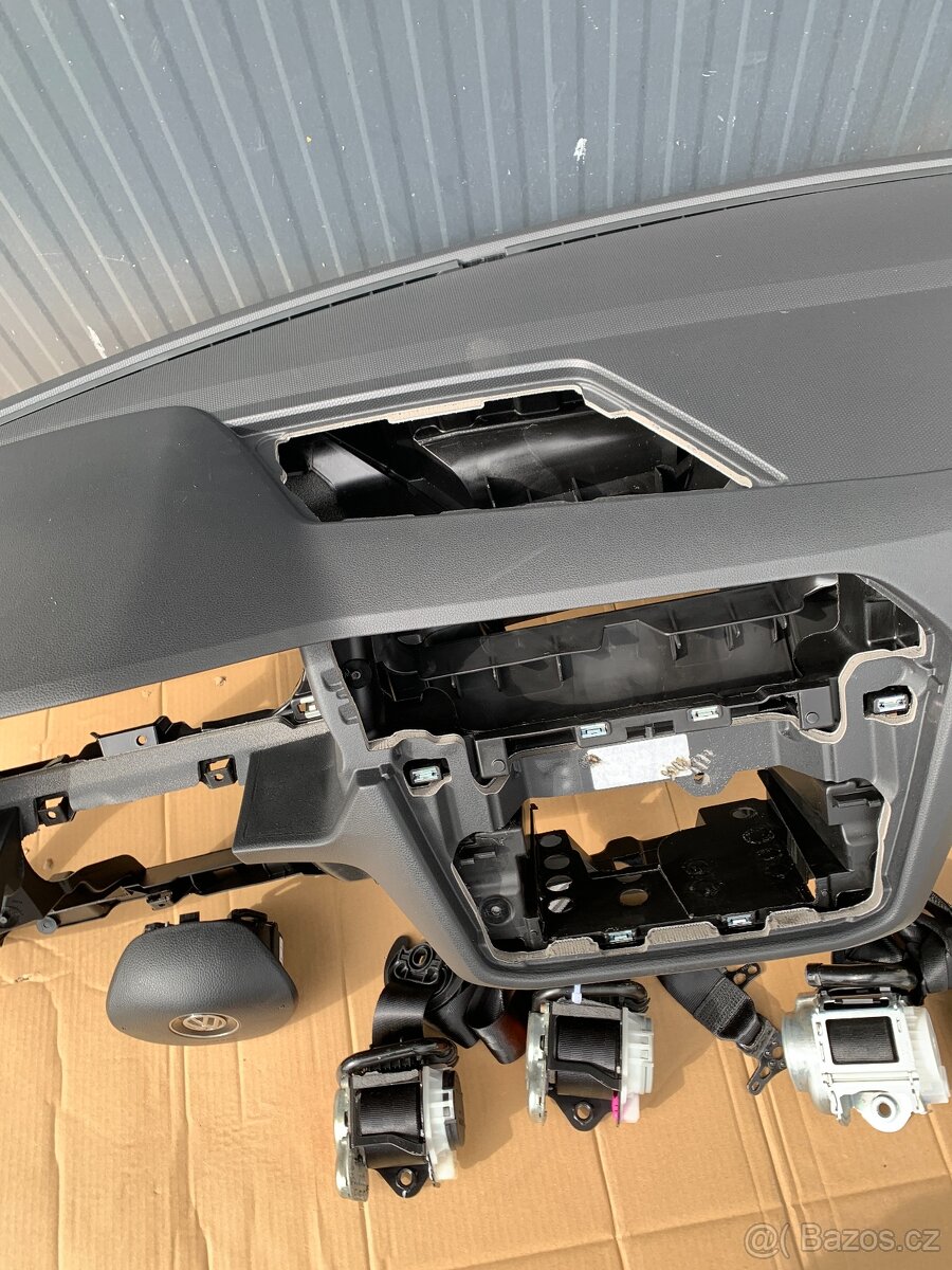 palubka palubni deska vw tiguan 2 II 15- airbagy - 6