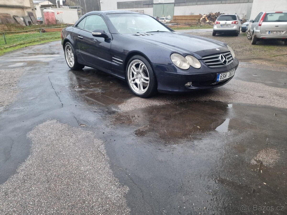 Mercedes SL 500 cabrio, coupe, r230, model 03, 1A stav, naje - 6