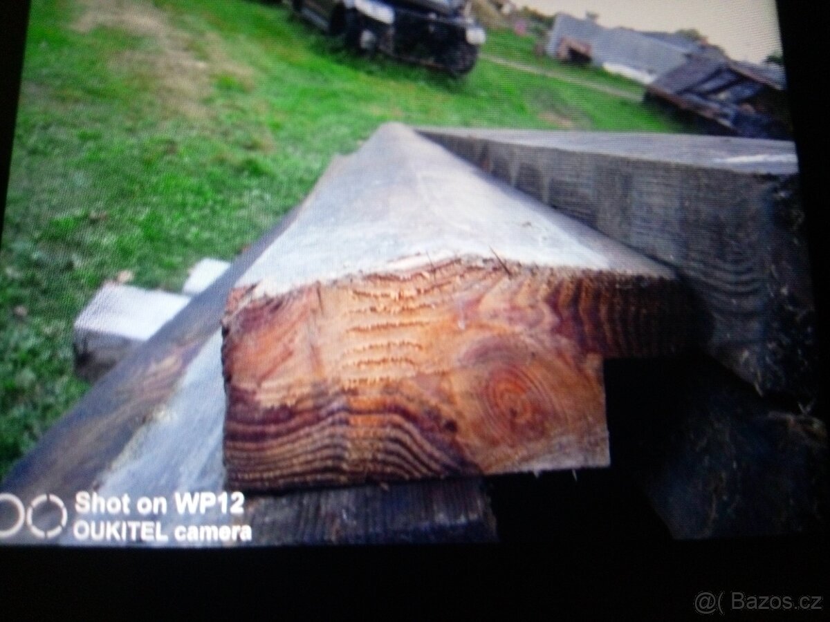modřinove trámky, fošny,latě,desky,dřevěny rošt,plot,bouda - 6