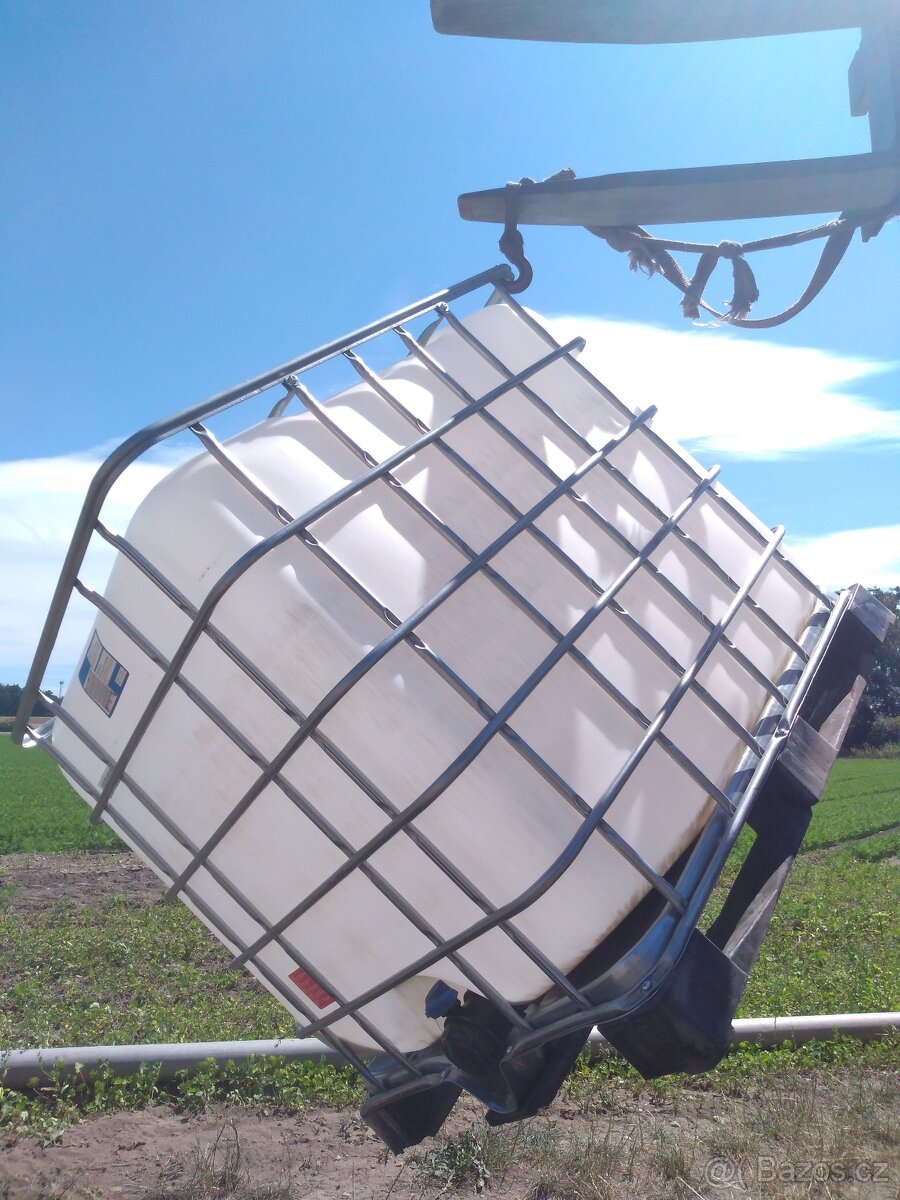 PRODÁM IBC KONTEJNER 1000L velké hrdlo DN 225 - 6