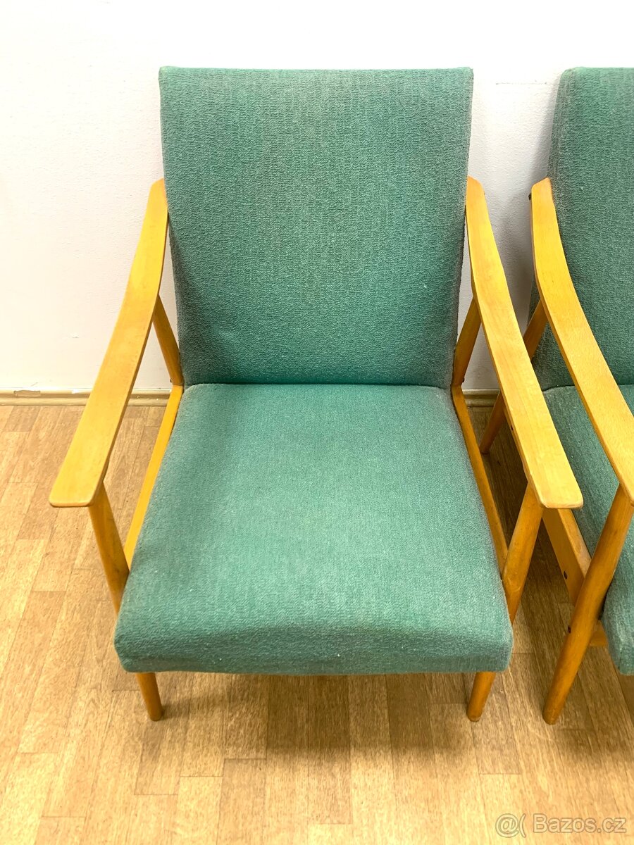 Retro křesla 60. léta Brusel - 6