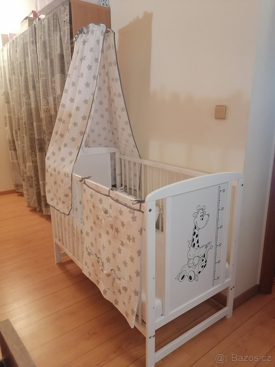 Dětská postýlka s nebesy - 6