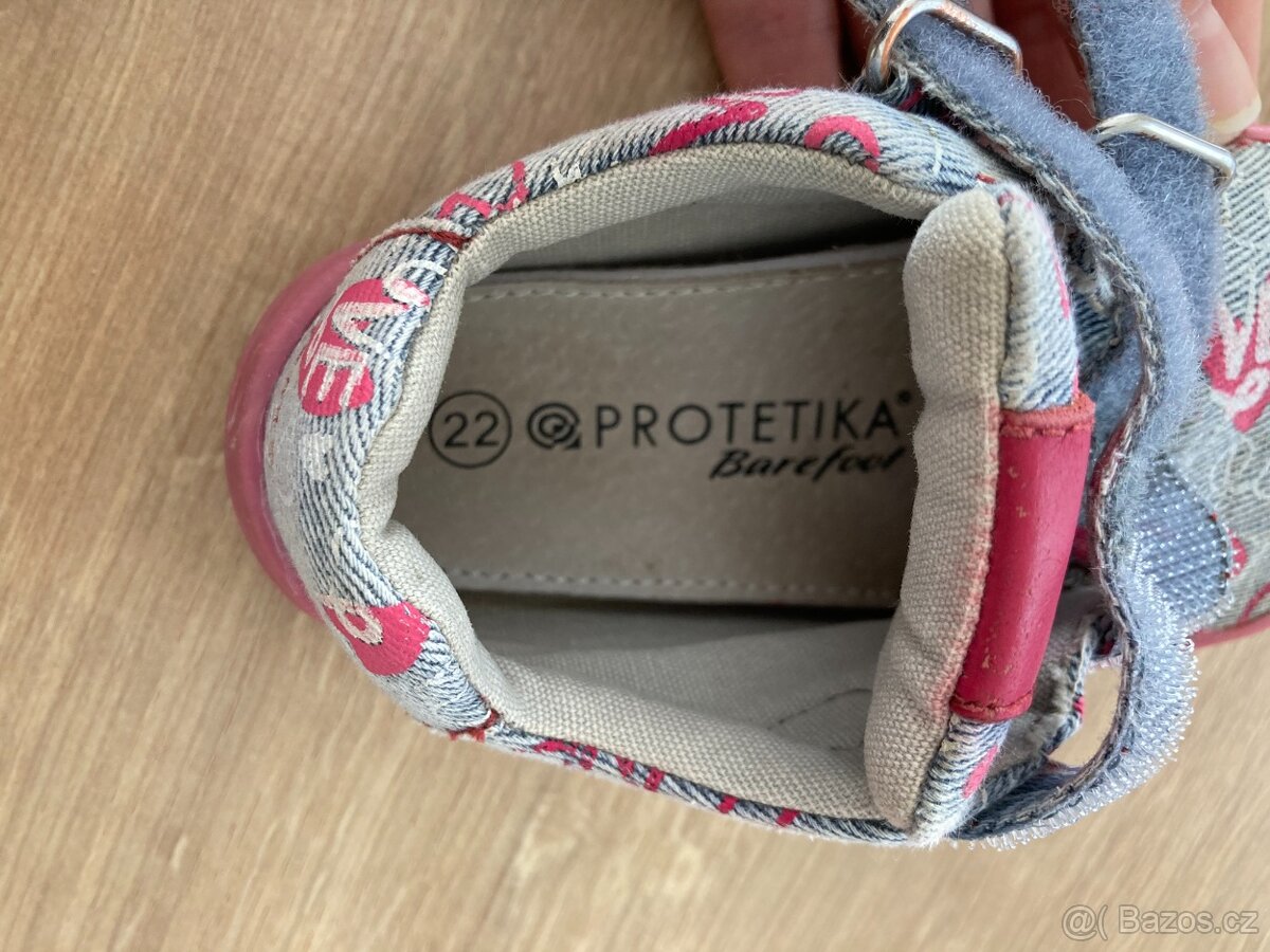 Textilní barefoot tenisky Protetika, vel. 22 - 6