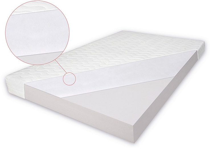 Postýlka Basic bílá / přírodní - 6