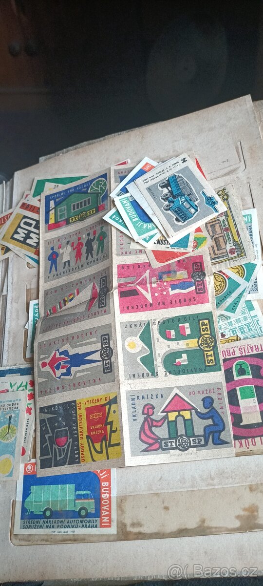 Staré nálepky na sirky - 6