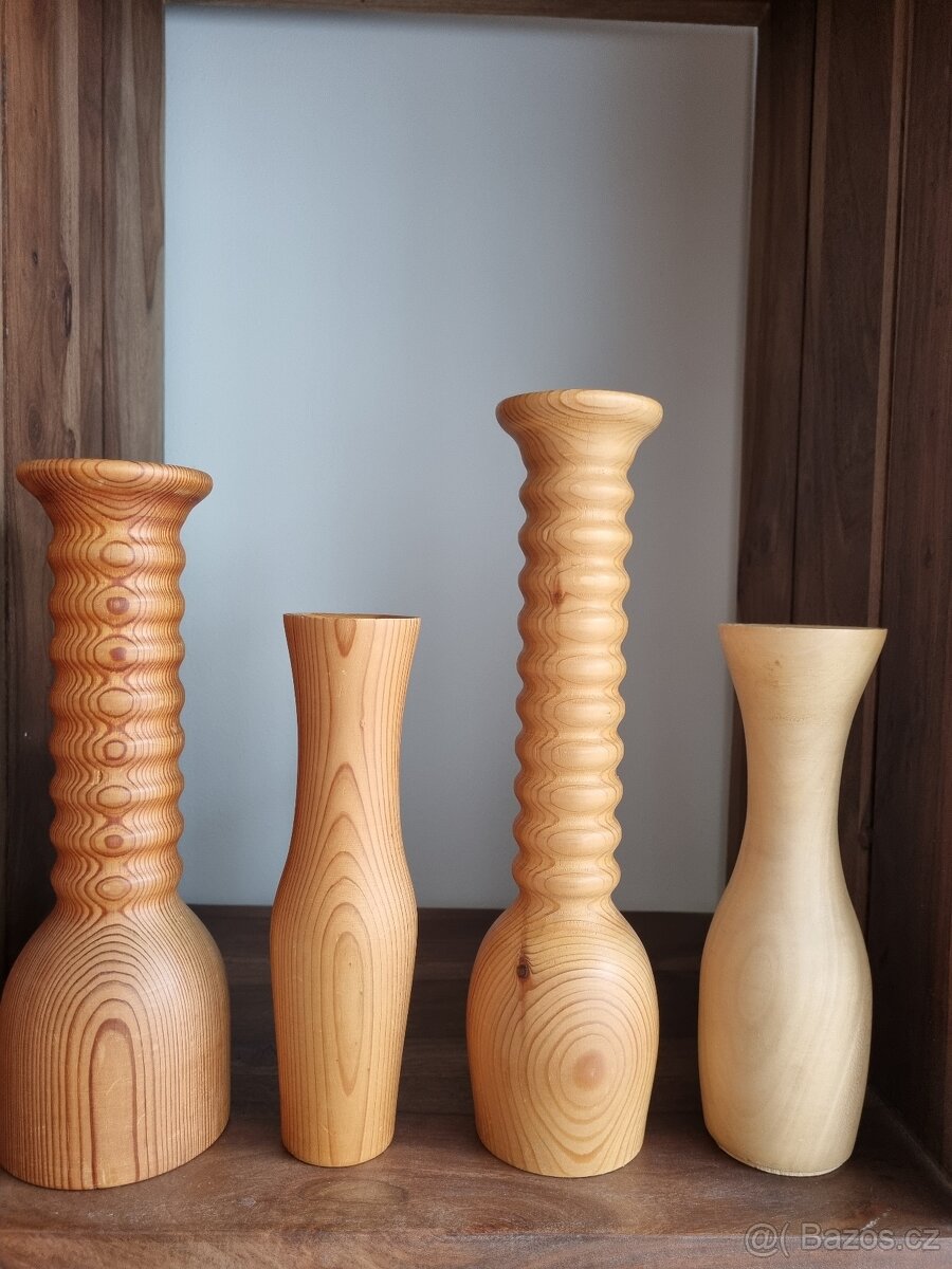 Dřevěné vázy a poháry - 6