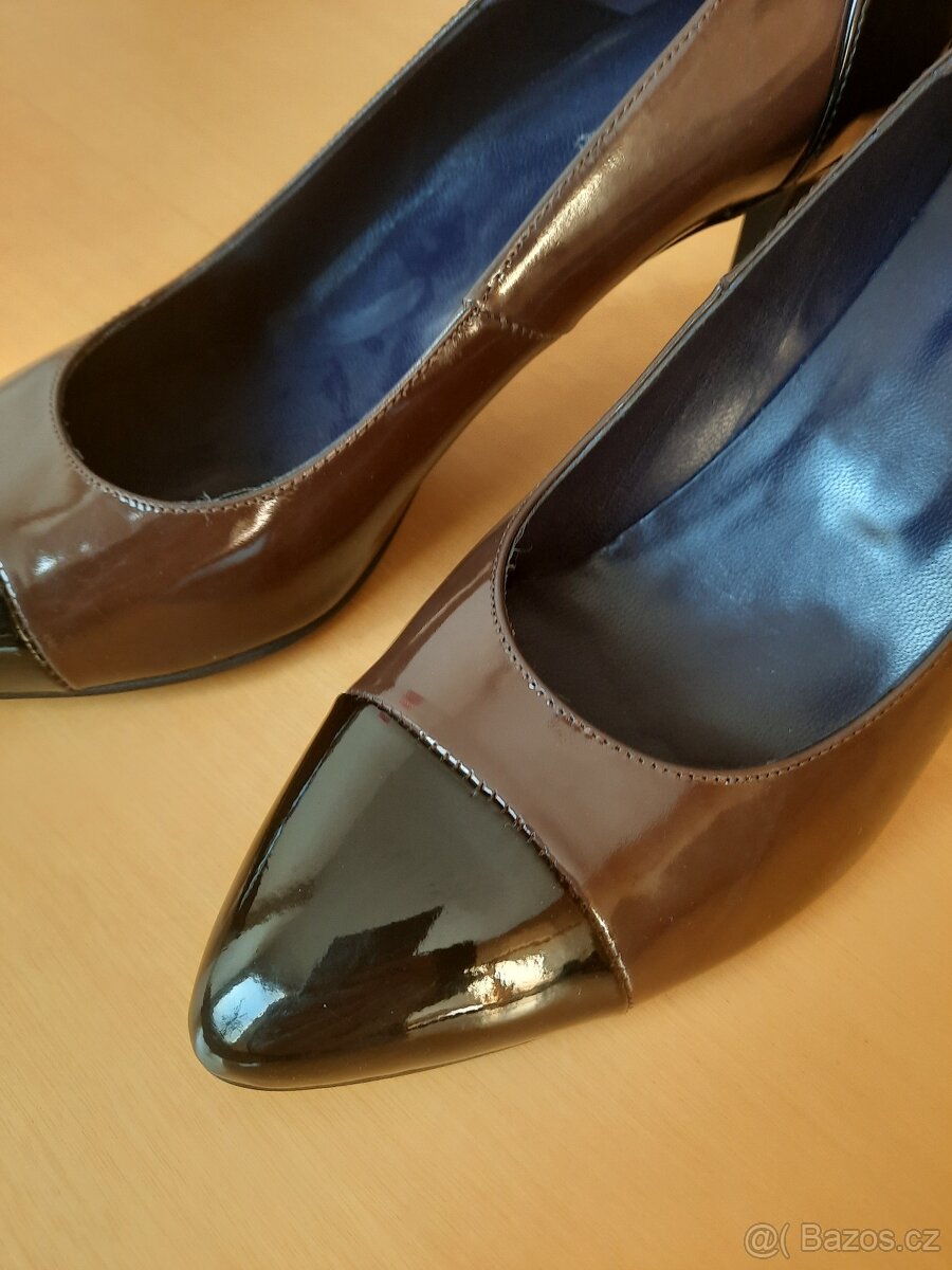 NOVÉ(nenošené)SALAMANDER LODIČKY VEL.42 (lakované) - 6