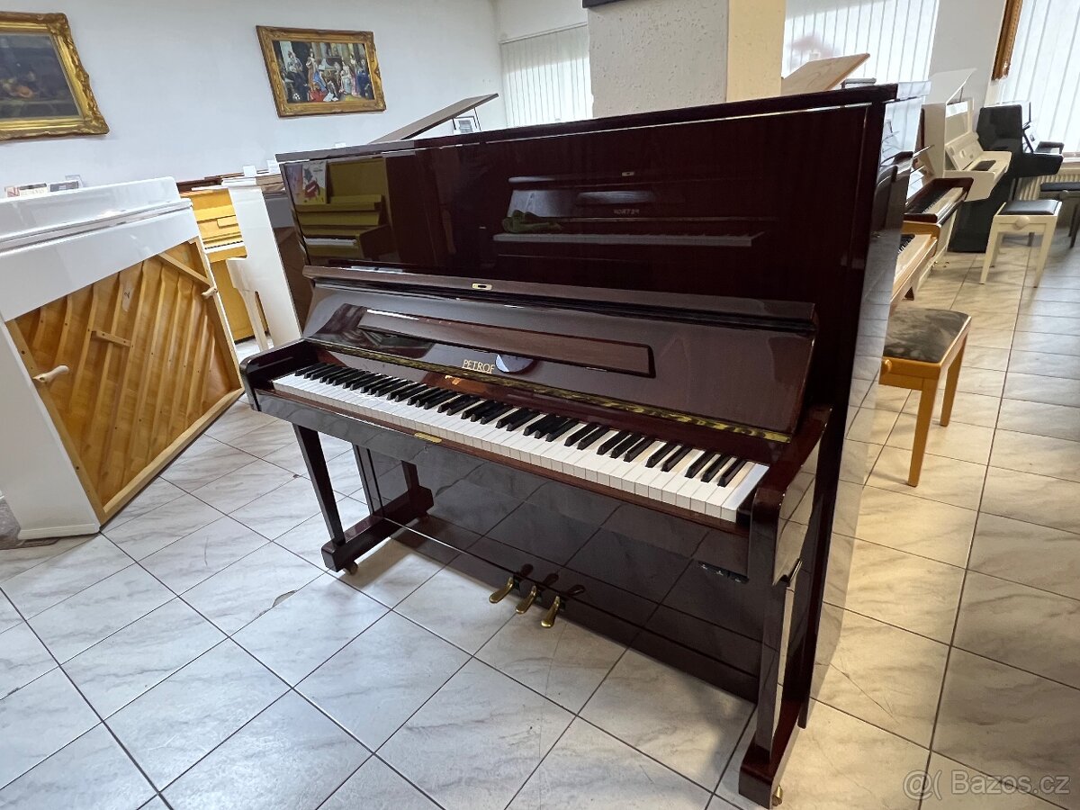 Petrof 125 r.v 1992 opus. č 519488 se zárukou 5 let, doprava - 6