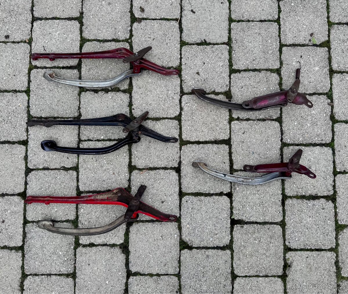 Jawa ČZ kývačka, ČZ - brzdové páky - 6