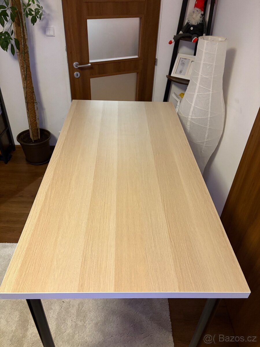IKEA ADILS Psací stůl dub 150x75 - 6
