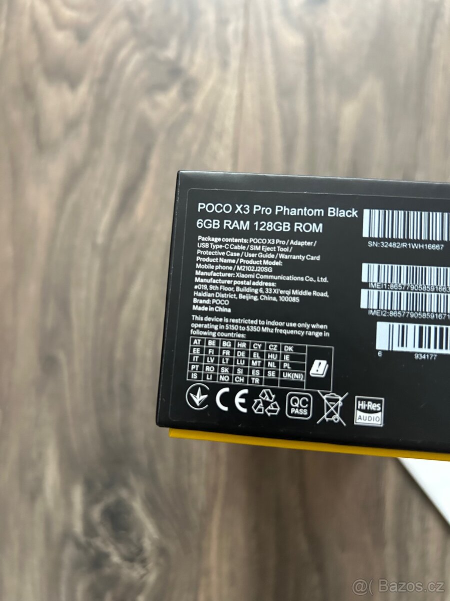 POCO X3 Pro Phantom Black 6GB/128GB - 6