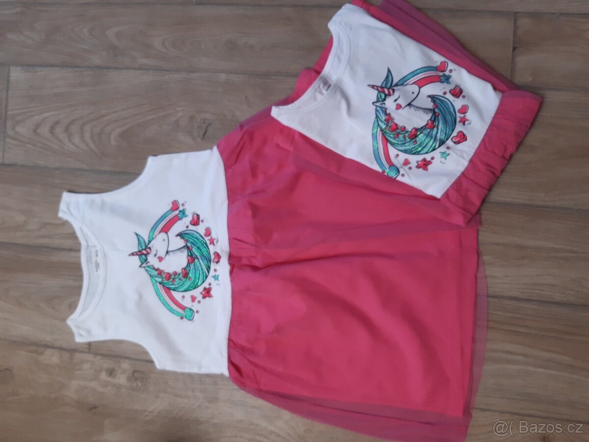 Letní šaty vel. 122-128 - 6