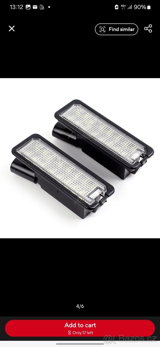 LED PODSVÍCENÍ SPZ VW GOLF PASSAT - 6