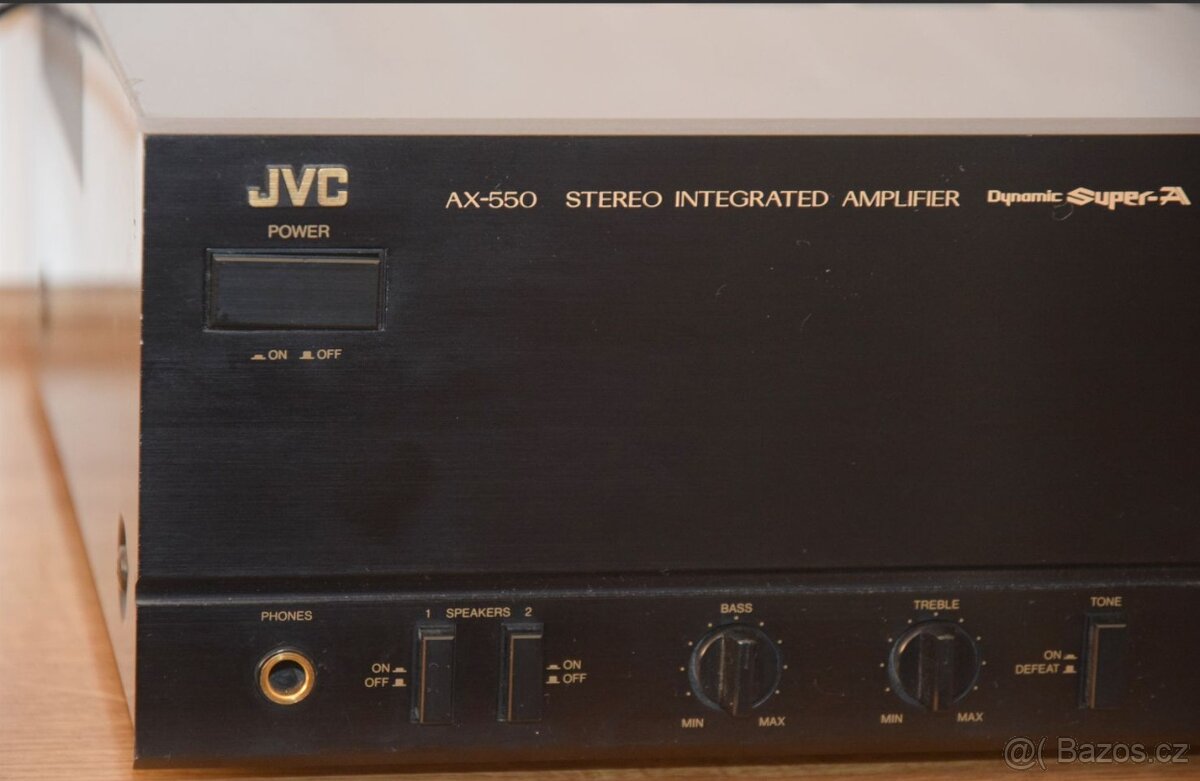 Zesilovač JVC AX-550 ,2x2 repro, loudness,Dynamic Super A - 6
