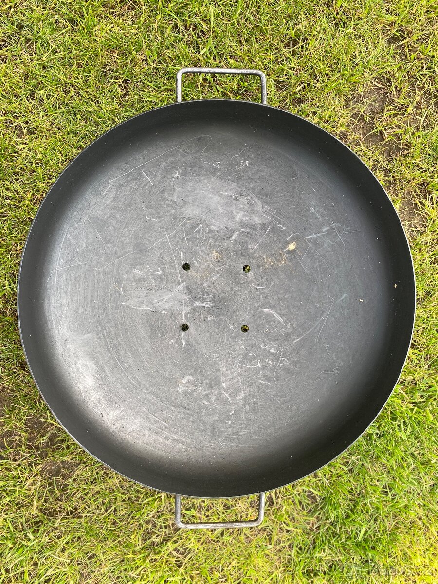 Přenosné ohniště 50 cm ocel - 6