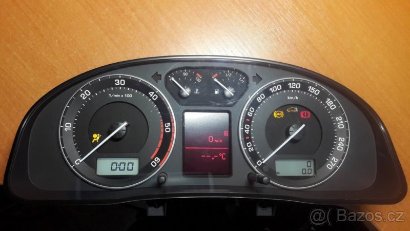 Budíky Superb 1, maxidot, 3U0920842D, ÚPLNĚ NOVÉ - 6