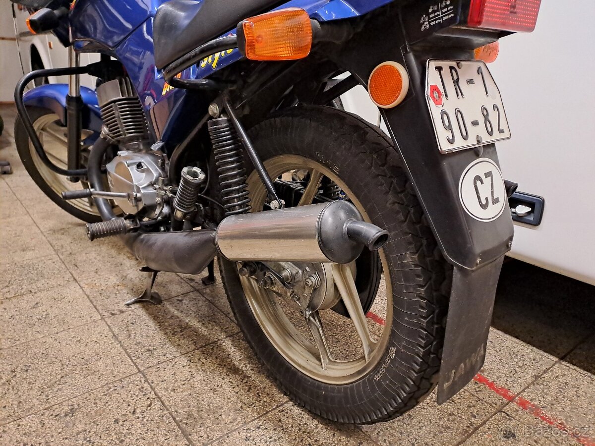 JAWA 350 640 Blue Style - 6