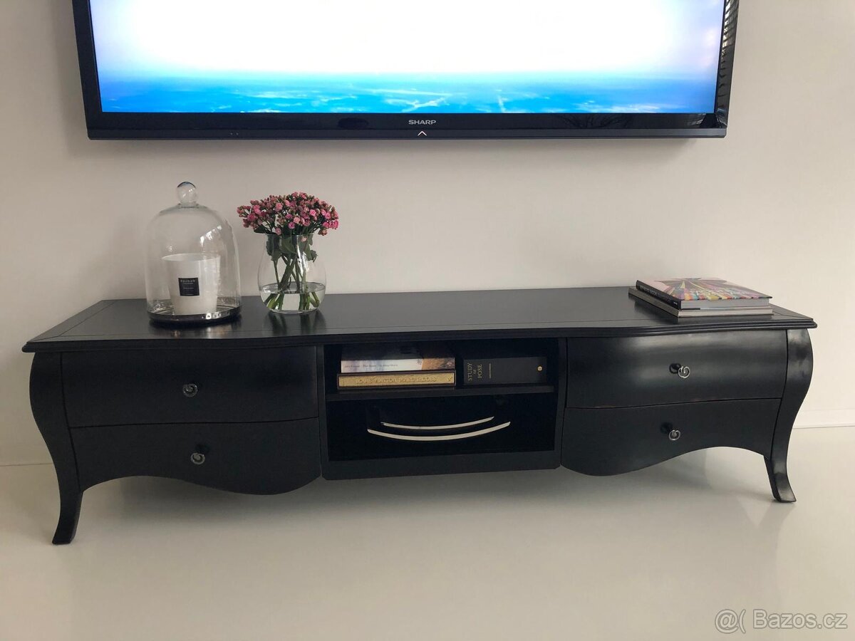 Komoda a tv stolek z masivu - 6