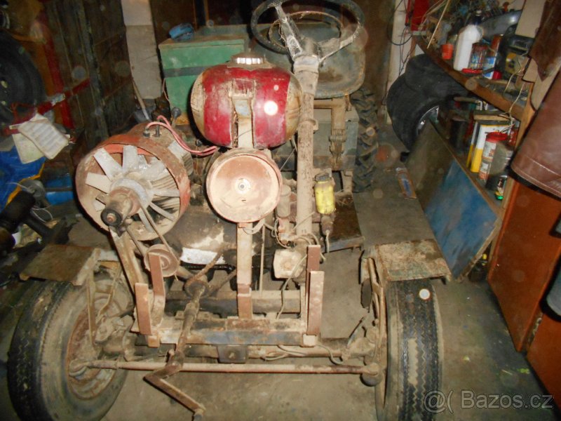 malotraktor domací výroby jawa 350 - 6