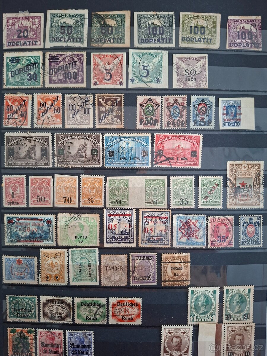 Poštovní známky - přetisky - 6