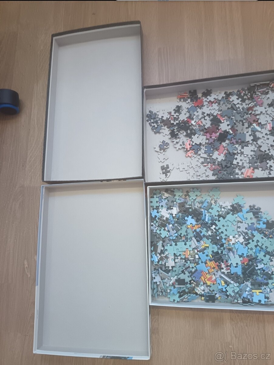 Puzzle Dino 500 dílků + dětské puzzle dinosaurů 30 dílků - 6