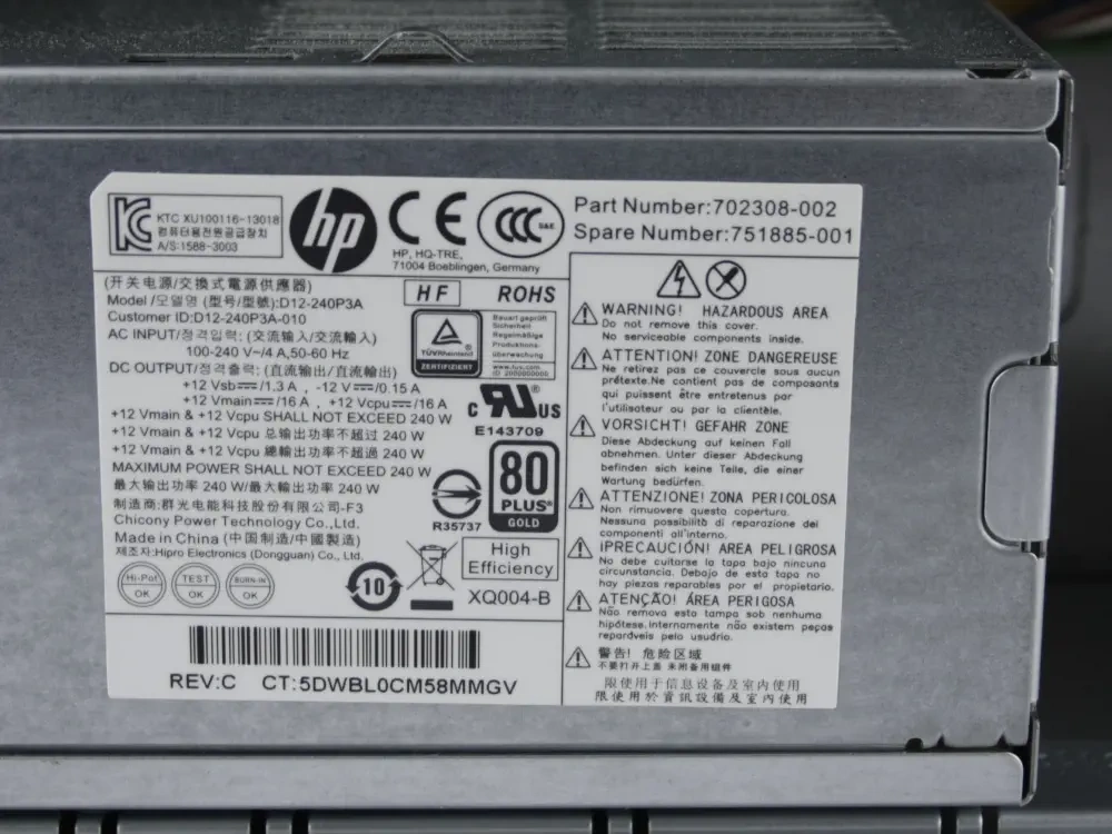Počítač HP - i7 4790, 16GB RAM, 256GB SSD, ZÁRUKA, OS - 6