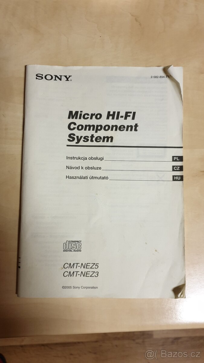 Mikrosystém SONY CMT-NEZ5 - 6