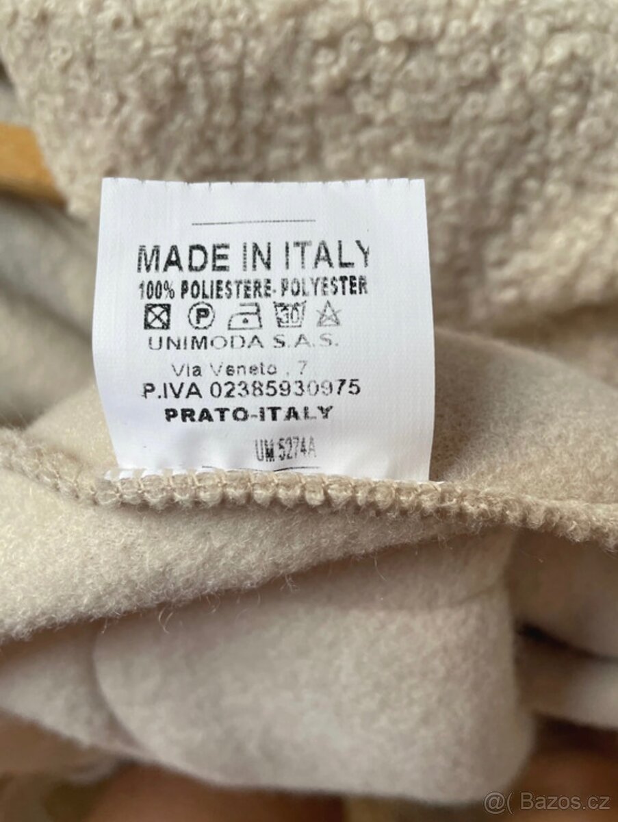 Krásný dámský kabát vel M - 6