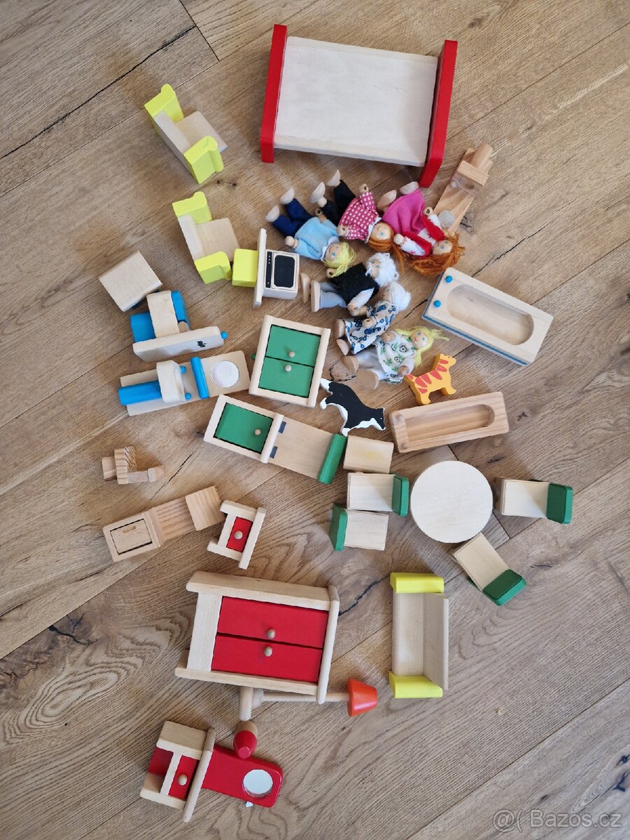 Dřevěný domeček s příslušenstvím - 6