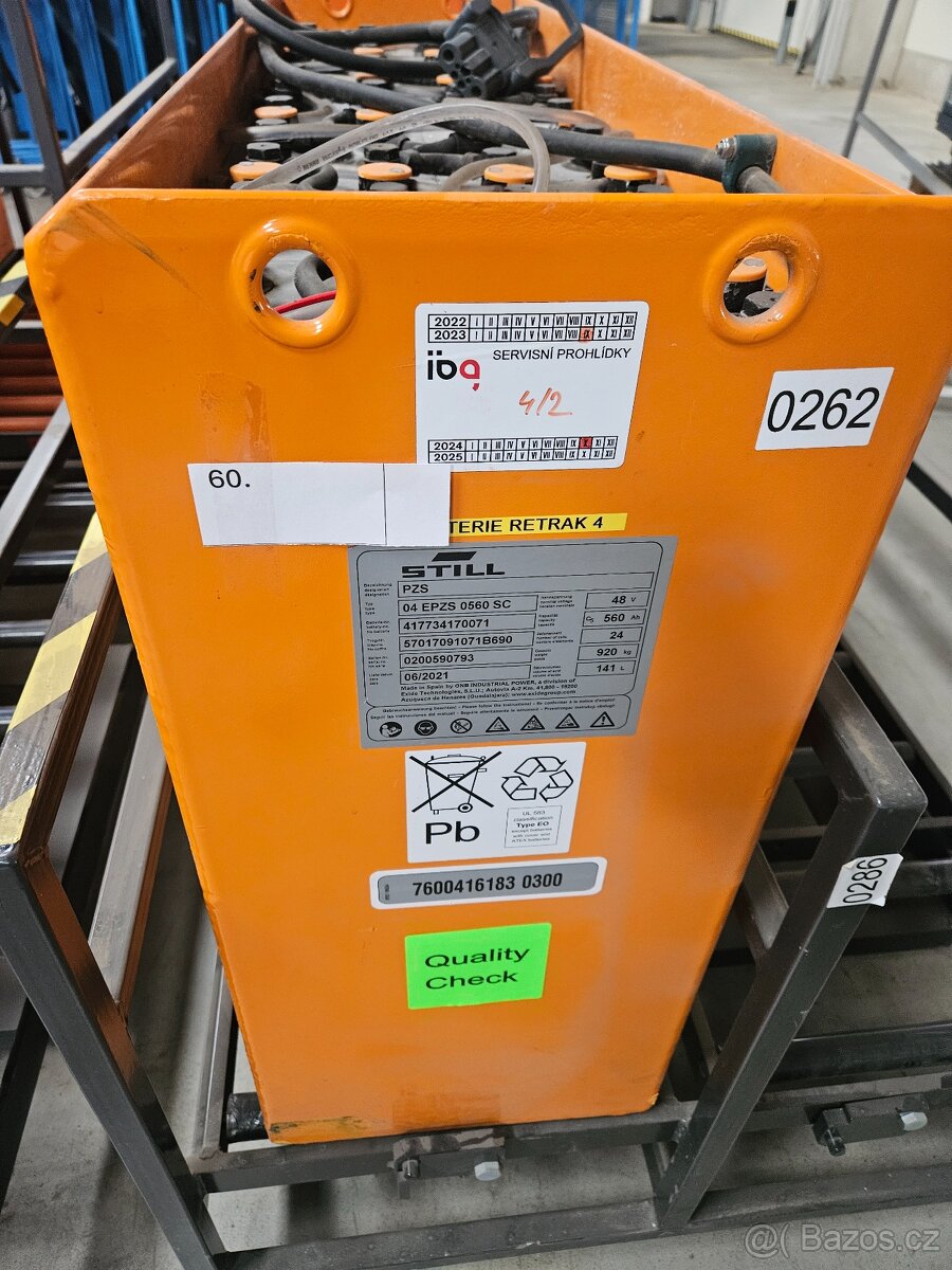 Trakční baterie 48V 560 Ah - 6