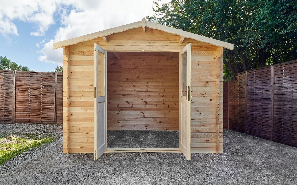 Zahradní domek 3x3 metry, síla 28mm - 6