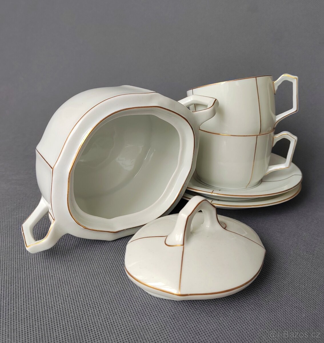 Krásná porcelánová sada Seltmann Weiden Art Deco 1920 rok - 6