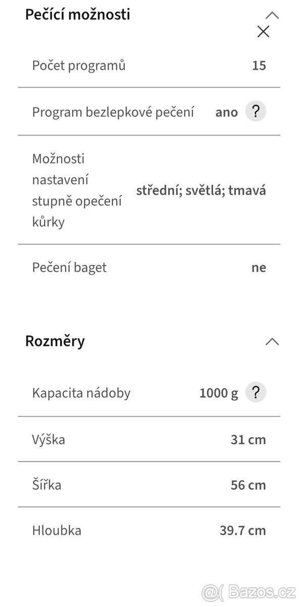 Domácí pekárna Electrolux EBM8000 - 6