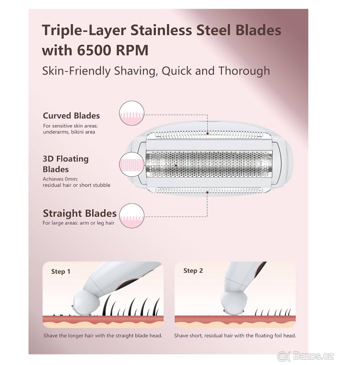 Holicí strojek pro ženy multifunkční - 6