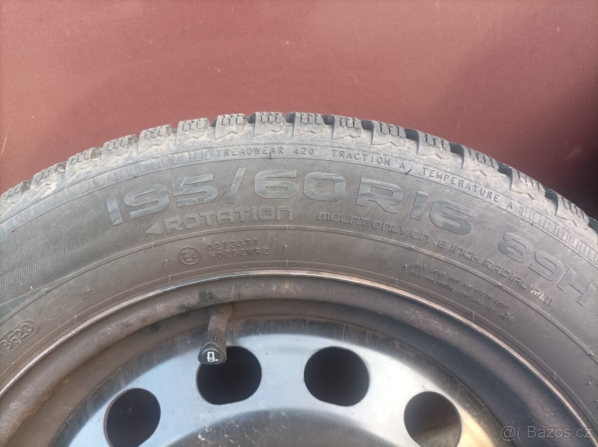 Zimní sada 195/60 R16 Nokian- Scala, Kamiq- REZERVACE - 6